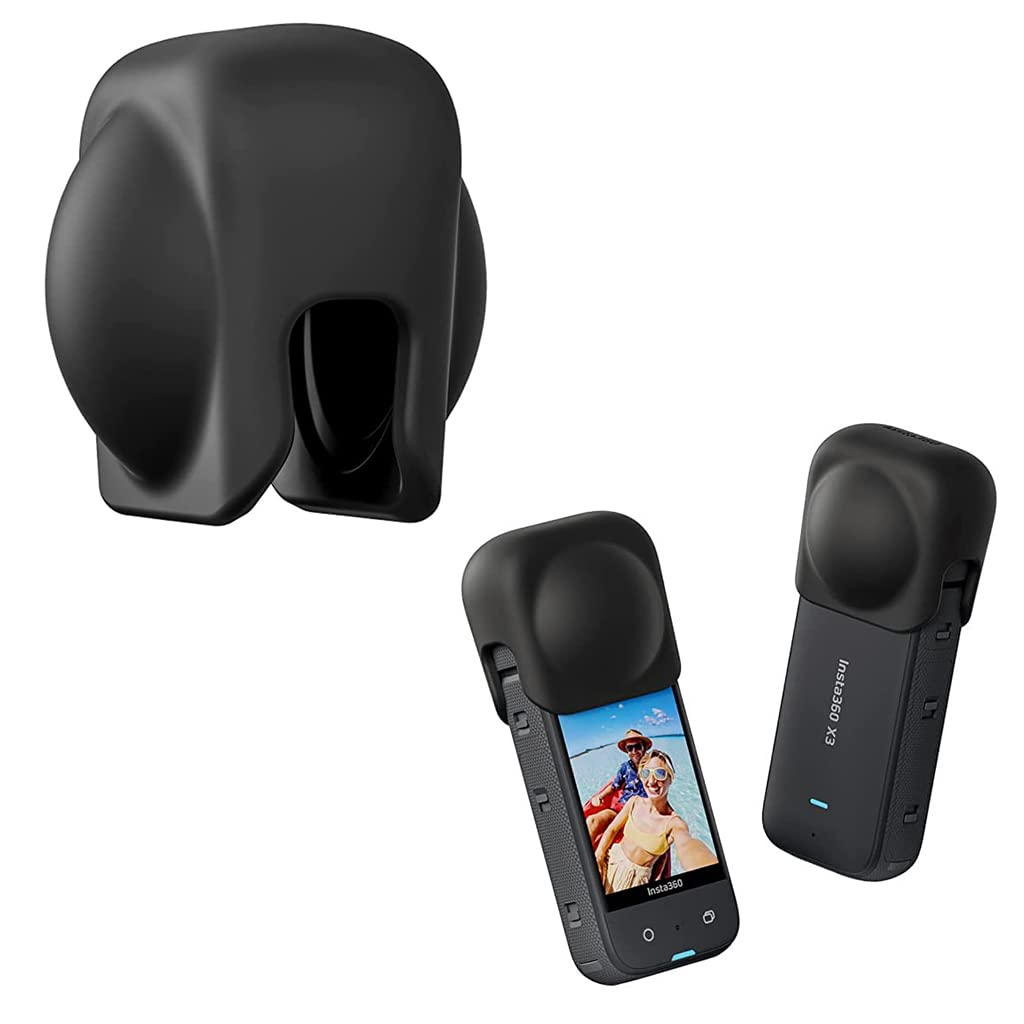 ZORBES Insta360 X3 Camera Lens Cap, Silicone Lens Cover for Insta360 X3 Camera, Lens Protector Dust Proof Anti-Scratch Protective Cover for Insta360 X3 Sports Action Camera ZORBES Insta360 X3 Camera Lens Cap, Silicone Lens Cover for Insta360 X3 Camera, Lens Protector Dust Proof Anti-Scratch Protective Cover for Insta360 X3 Sports Action Camera
